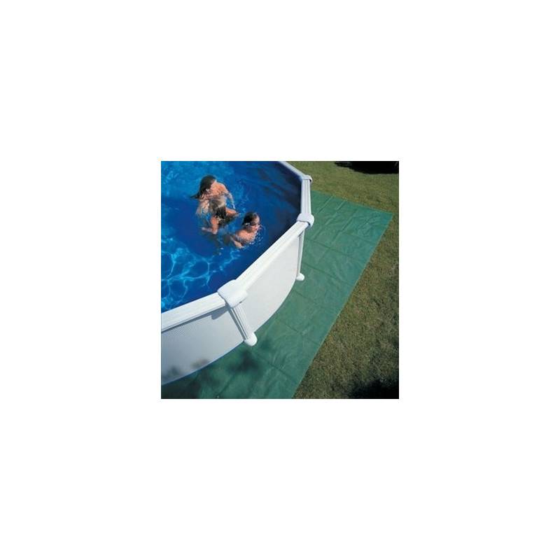 Tapis de sol polyéthylène pour piscine diam 450