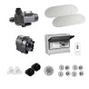 Complément kit balnéo Bulléo Duo blanc Jet Vag VIPOOL béton/liner