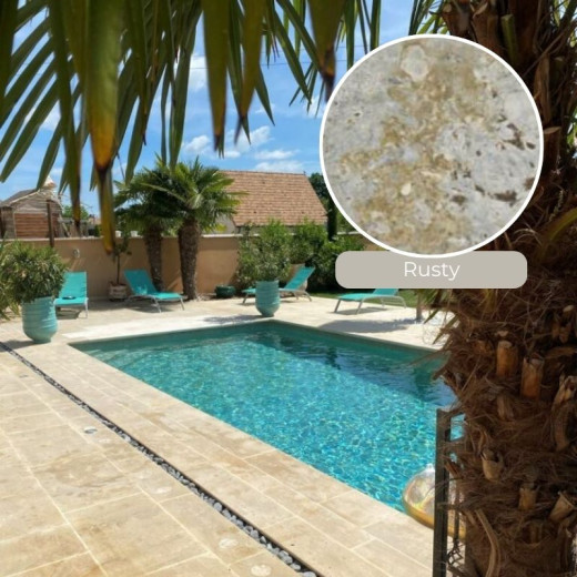 Liner piscine APF 3D Rock 100/100ème texturé verni 1 face