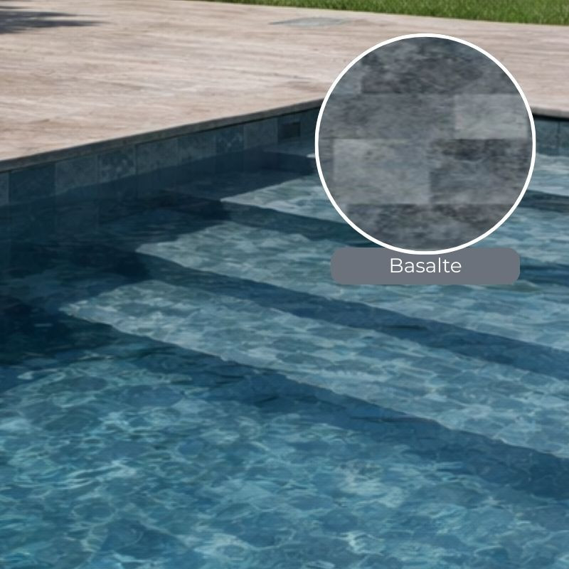 Liner piscine APF 3D Rock 100/100ème texturé verni 1 face