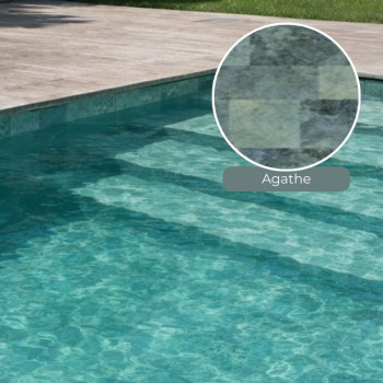 Liner piscine APF 3D Rock 100/100ème texturé verni 1 face