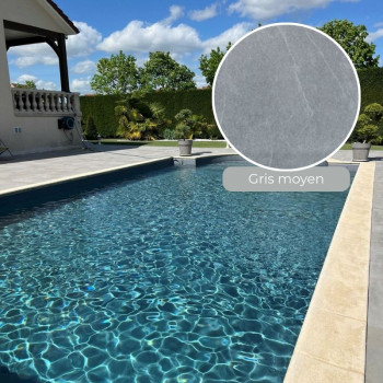 Liner piscine APF 3D Effect 90/100ème texturé verni 1 face