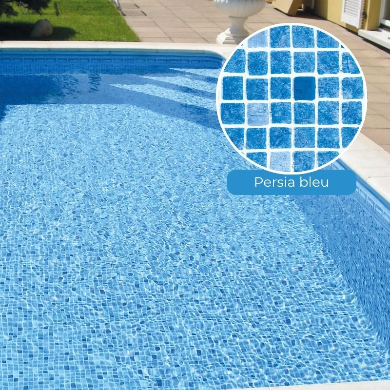 Liner piscine APF Dreamliner 2015 imprimé verni 1 face 75/100ème