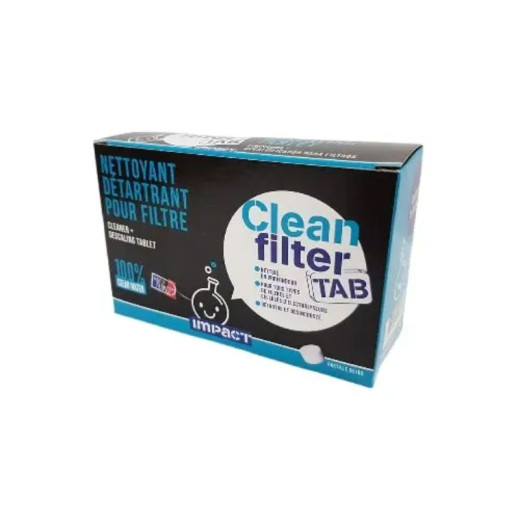 Nettoyant détartrant Impact Clean Filter Tab