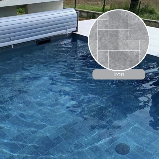 PVC armé Delifol NGS AureaStone 180/100ème - 40 m²