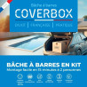 Bâche à barres en kit WL Coverbox - dimensions 9,5 x 5 m