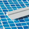 Rail Hung horizontal PVC - barre de 2 mètres h 90 mm