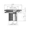 Prise balai Astral Prestige - piscine béton/liner