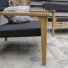 Salon de jardin bois et noir Manille Wilsa Garden