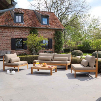 Salon de jardin en bois Touquet Wilsa Garden