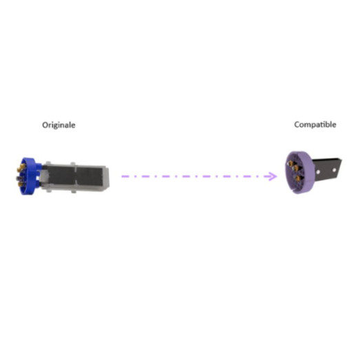 Cellule électrolyseur compatible Idegis Domotic 25/32 - 7 plaques