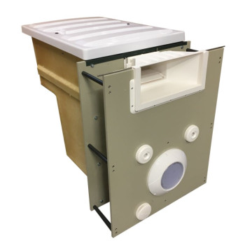 Mur filtrant miroir Filtrinov GS14M avec By Pass et Electrolyseur au sel
