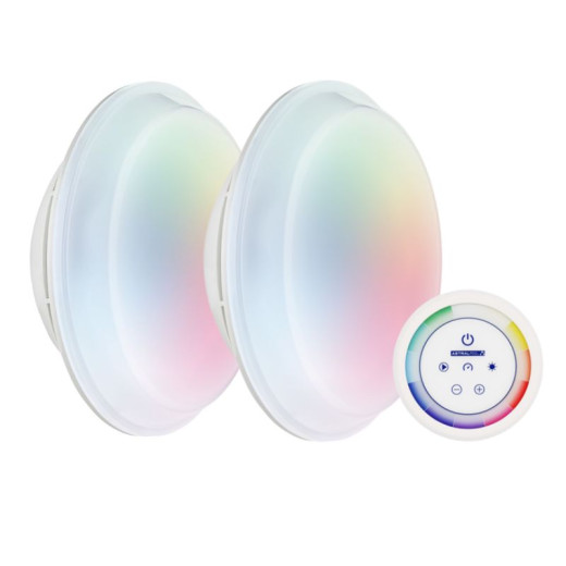 Kit 2 Lampes Astral Lumiplus Plug&Play PAR56 + télécommande
