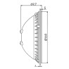Ampoule Weltico 48 LEDs couleur RGBW