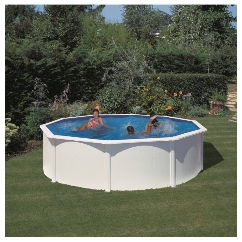 Piscine Hors Sol SAN MARINA Ronde FIDJI diam 460 h 120