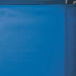 Liner 0.40 bleu avec rail d'accroche piscine ronde D 460 h 130