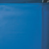 Liner 0.40 bleu avec rail d'accroche piscine ronde D 350 h 130