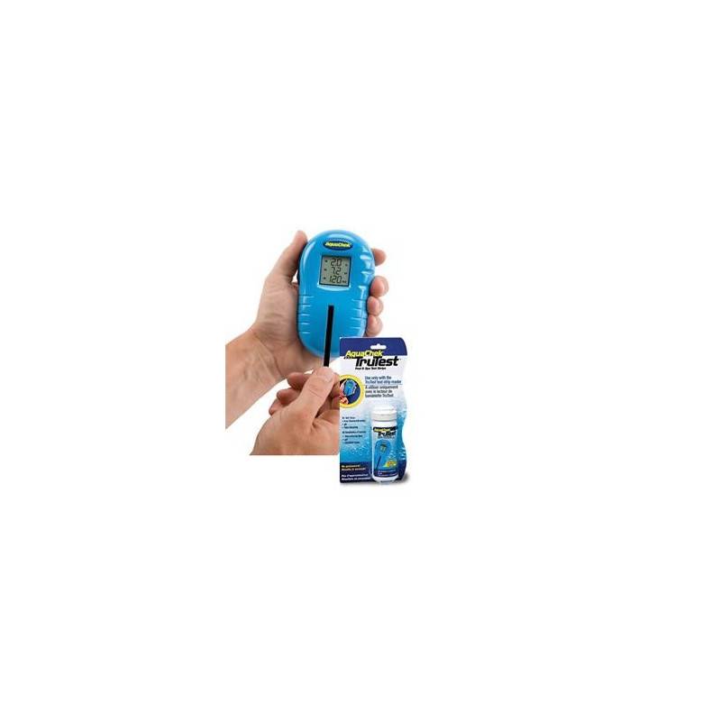 Pack Testeur électronique digital Aquachek TruTest + 50 Bandelettes analyse