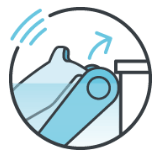 sortir de l'eau alerte robot