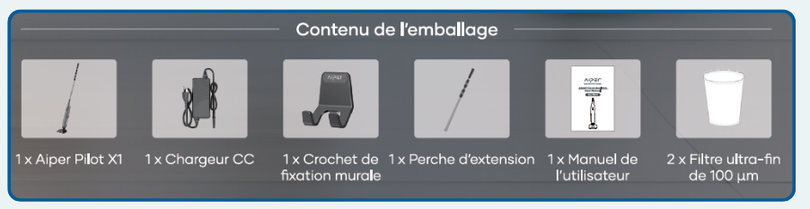 Contenu Pilot X1