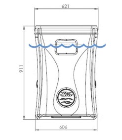 schema bloc cavalier face