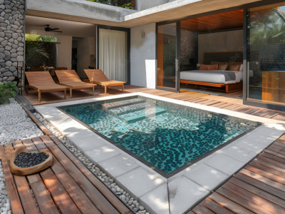 Mini piscine enterrée
